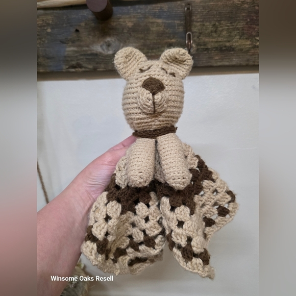 Other - Handmade Crochet Bear Lovey